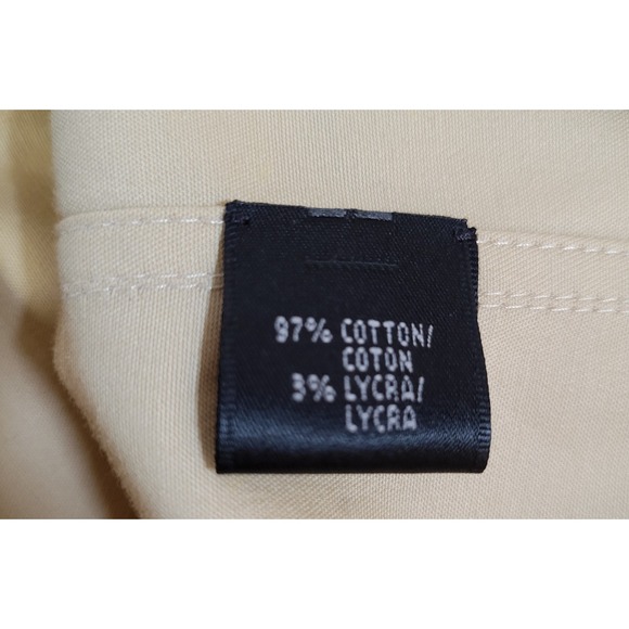 Lafayette 148 Jacket‎ Womens Beige Size 8 Full Zip Lightweight Moto Preppy 0455 - Picture 12 of 13